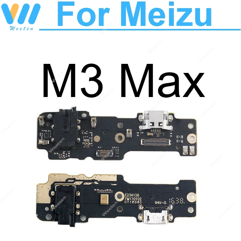 Гибкий кабель для зарядки USB-разъема Meizu Meilan M3 Max M3Max USB-разъем зарядного устройства