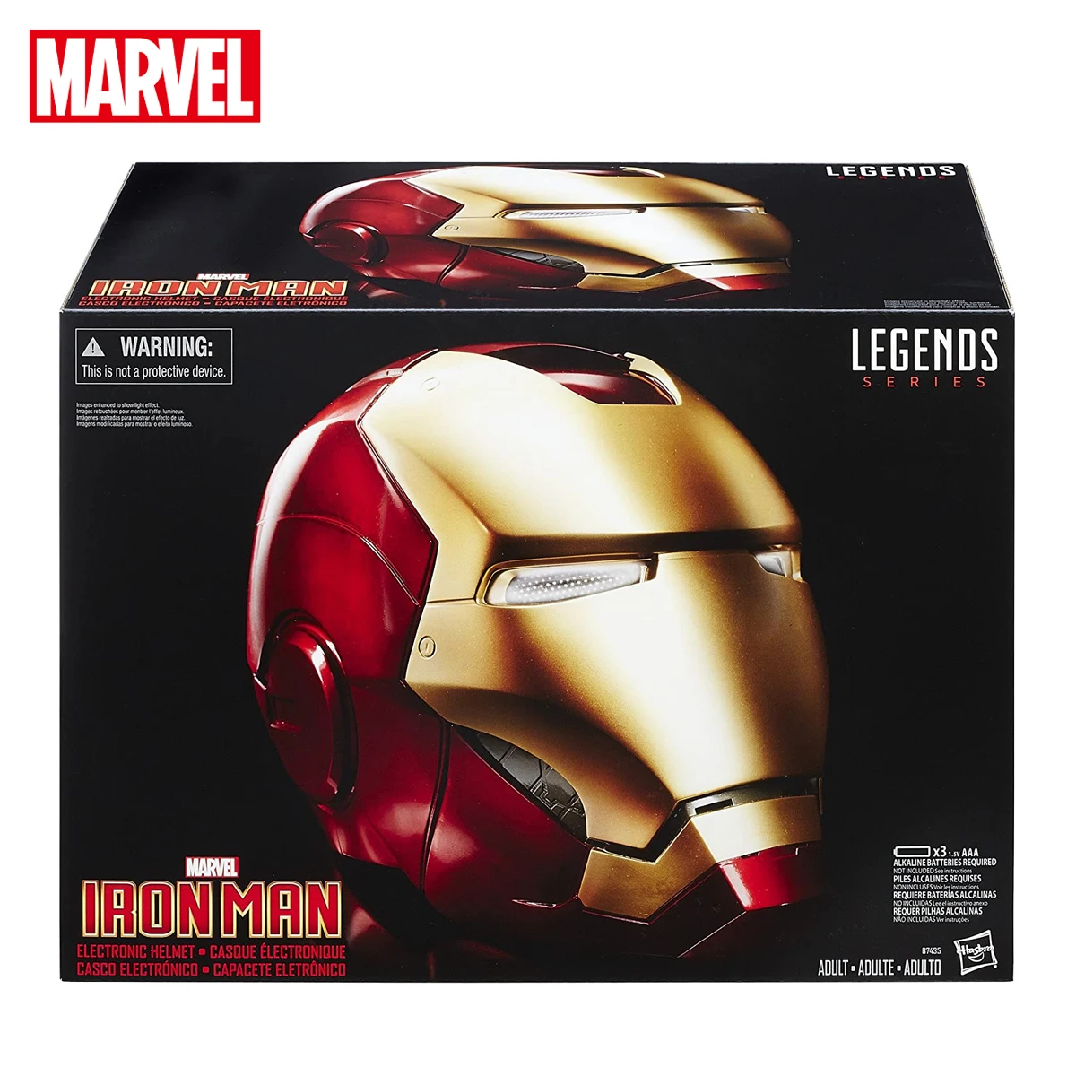 Шлем светящийся электронный мстители B7435 | Игрушки и хобби