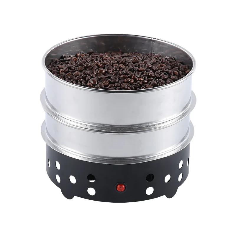 

110V/220V Household Small Coffee Bean Roaster High Suction Stainless Steel Cooler Cooling Plate With Filter Radiator