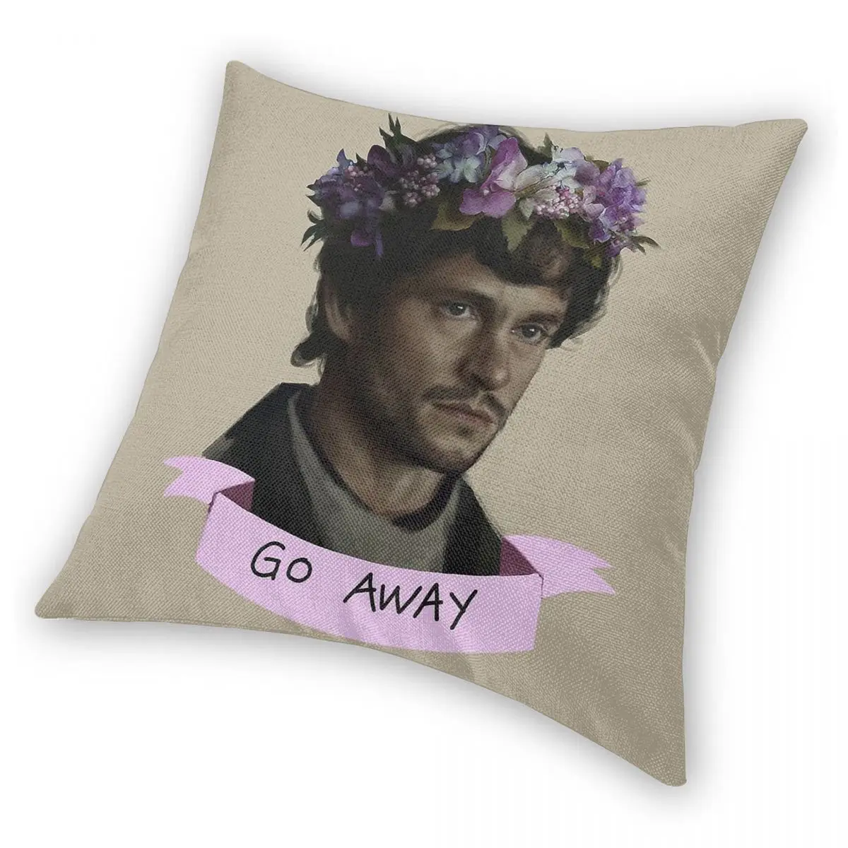 Квадратная наволочка Hannibal Buress Go Away полиэстер лен бархат креативный дизайн на