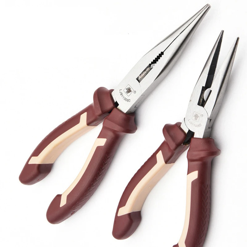 

Multifunctional 6/8 inch needle nose crimping pliers household hand tool wire stripper multifunctional tool multitool pliers