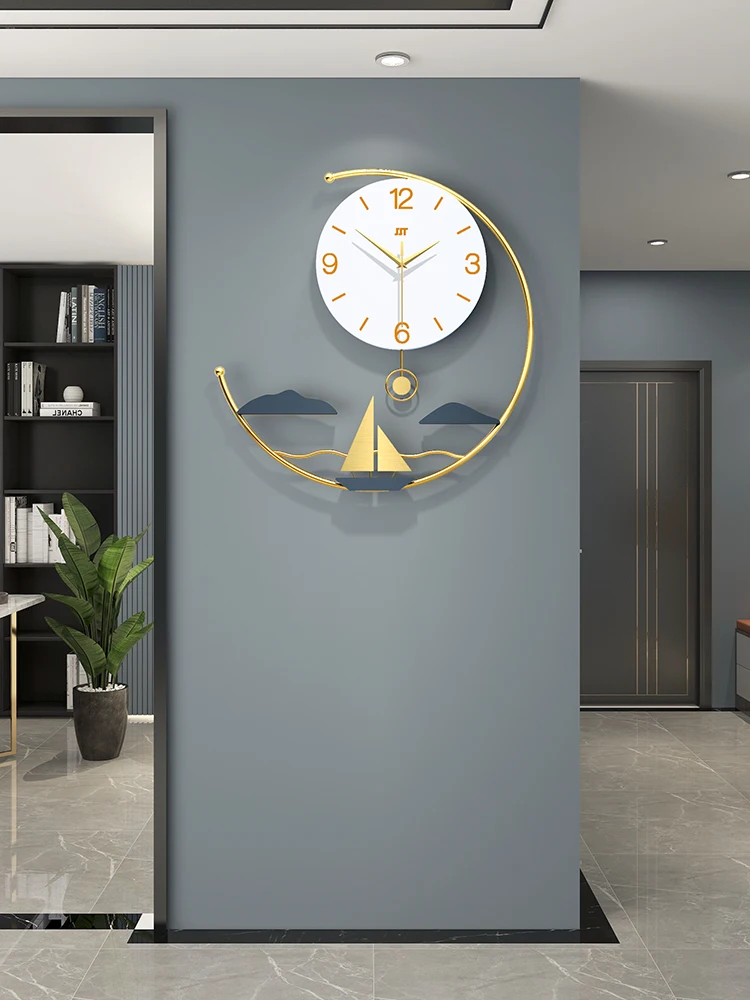 

Luxury Creative Wall Clock Modern Design Silent Nordic Large Art Digital Wall Clock Living Room Relogio De Parede Home Decor 50