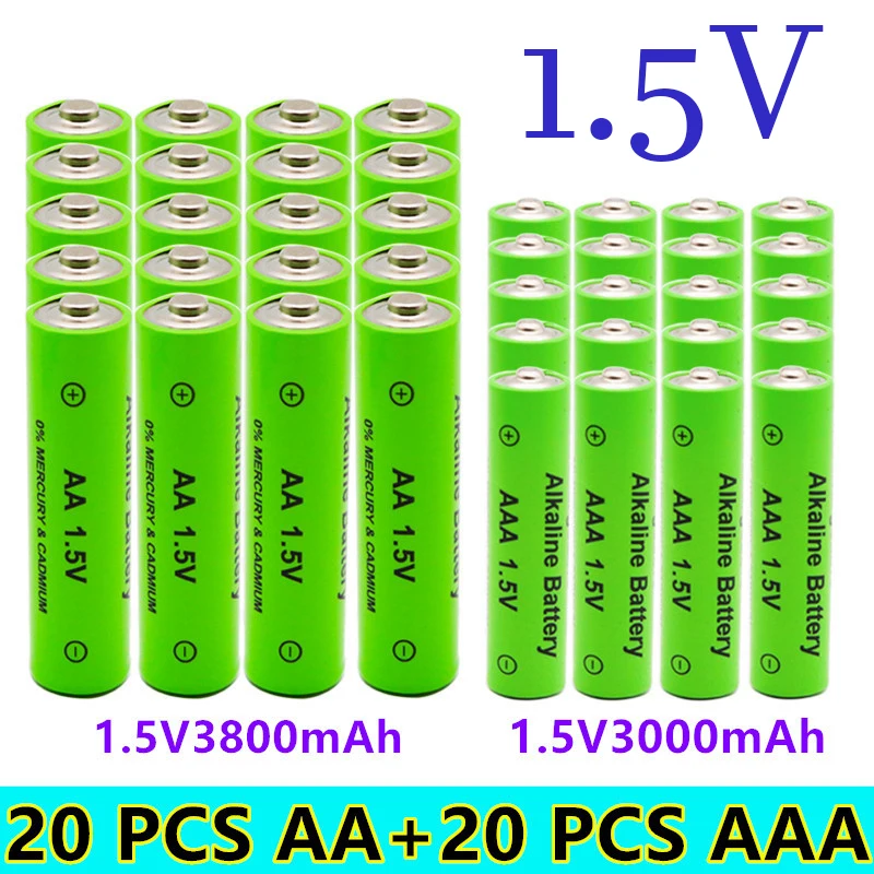 

2022neue1,5V AA3800mAh+1,5V AAA3000mah wiederaufladbareAlkaline batterie taschenlampe spielzeug uhr MP3 player batterie ersetzen