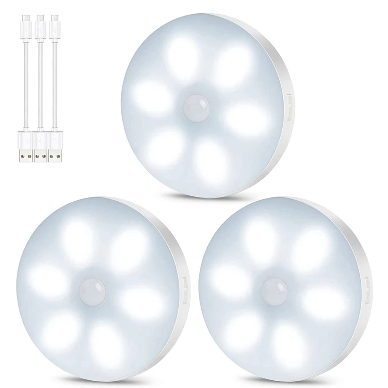 

Night Light With Motion Sensor, LED Motion Sensor Light, Stair Light LED For Hallway, Kitchen And Cupboard White