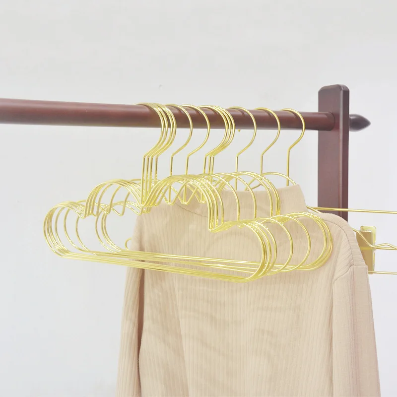 

10/20/30PCS Clothes Gold Hanger for Baby Kid Non Slip Space Saving Cloud Shape Coats Closet Hanger Strong Storage Organizer Rack