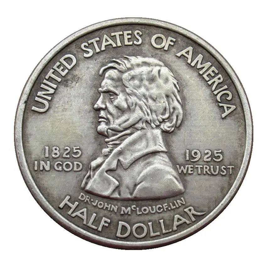 

USA 1925 Fort Vancouver Commemorative Half Dollar Copy Coin