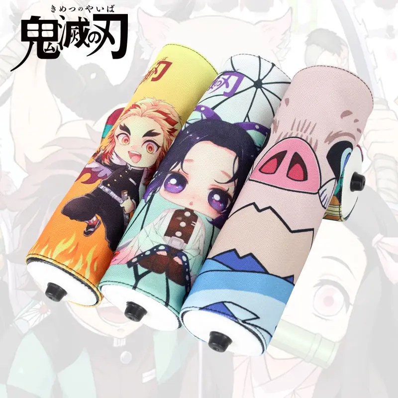 Аниме Demon Slayer Tokitou Muichirou Kamado Nezuko Косплей Мультяшная катушка для ручек Сумка
