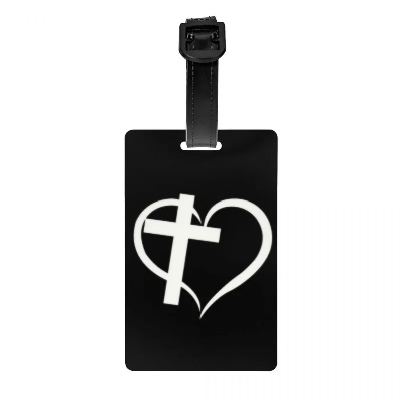 

Ярлык для багажа в форме сердца, Креста, веры и любви, индивидуальные идентификационные ярлыки для багажа, ярлык для личной безопасности