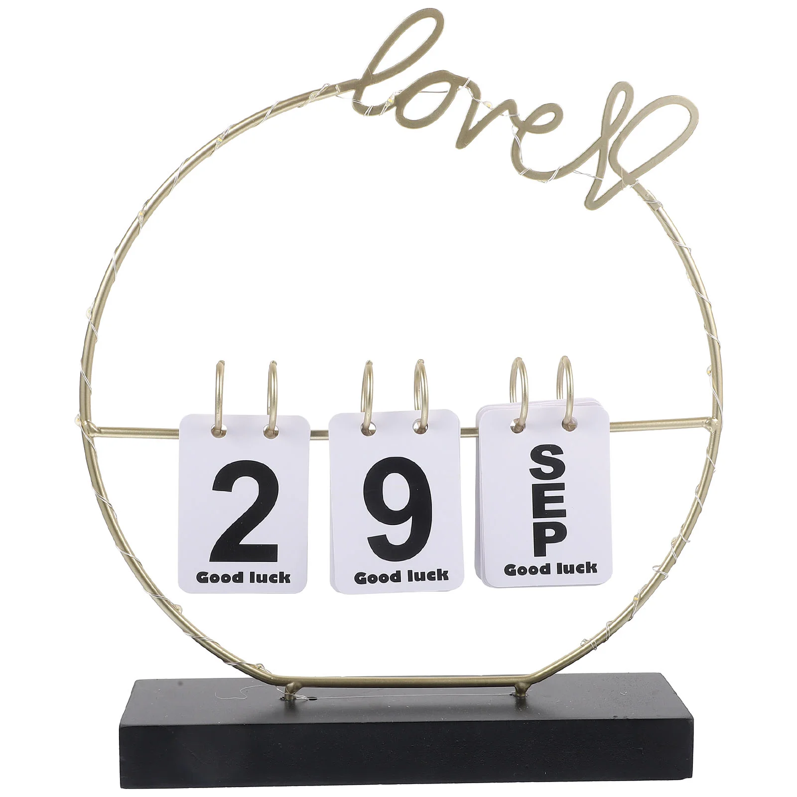 Домашний декор перекидной календарь стоячий стол для вечного деревянного