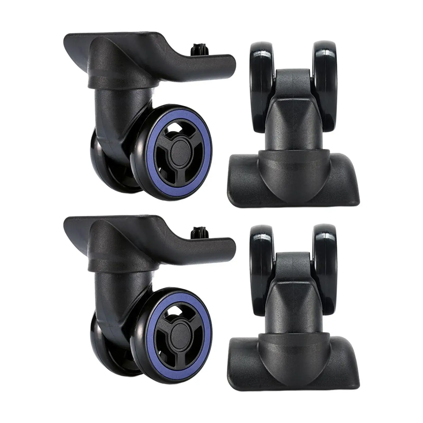 

Suitcase Wheels Swivel Casters Baggage Wheel Silent for Travel Case Trolley