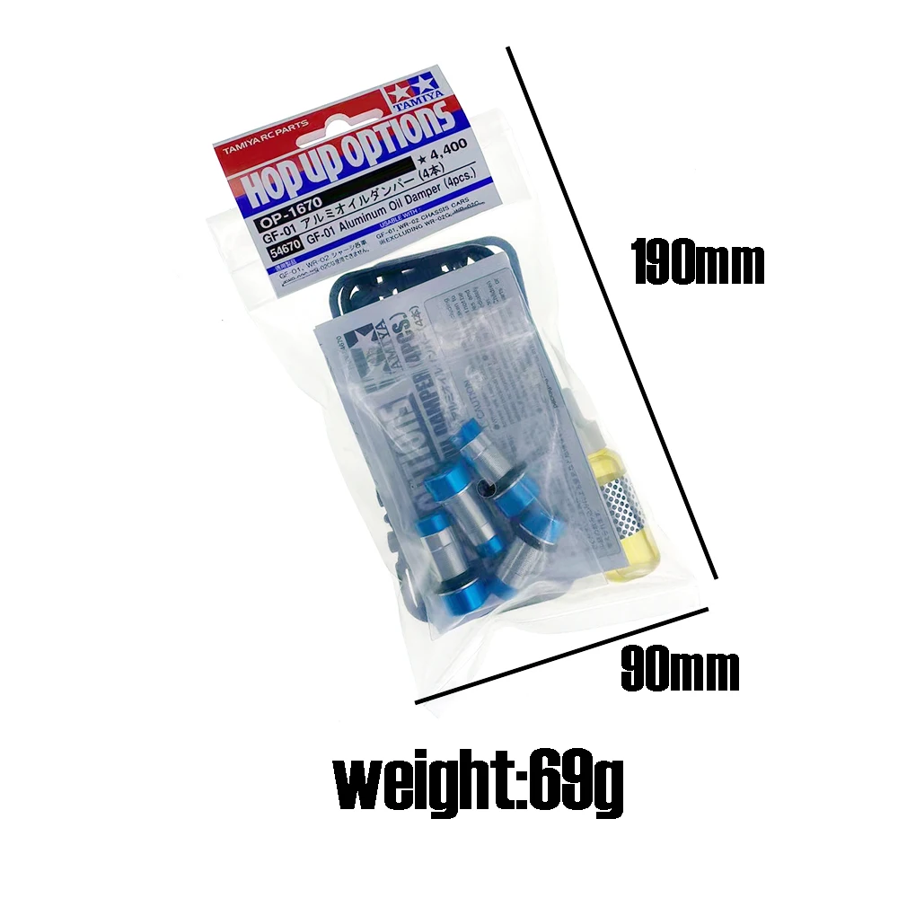 TAMIYA GF-01 G6-01 WR-02 XV-01 CC01 Aluminum Oil Damper Shock Absorber 54670 For RC Car |