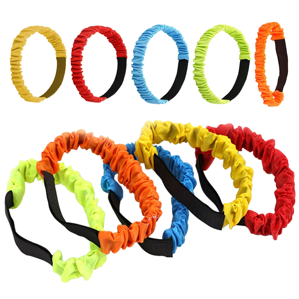 

10pcs Three Legged Race Bands Colorful Tie Ropes Sports Game Race Bands