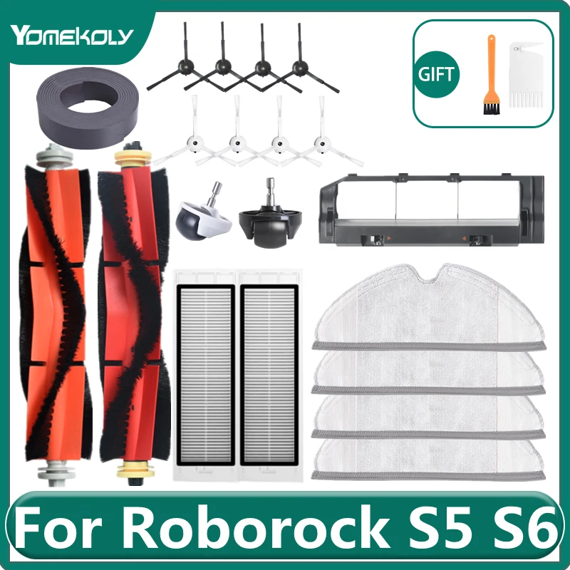 

Для робота-пылесоса Roborock S6 MAXV S6 PURE S6 S5 MAX S5 S4 E4 E35 E2 Xiaomi Mijia 1/1S Все сменные детали