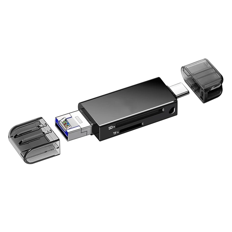 

High-Speed Card Reader Computer Mobile Phone Universal 5 In 1 High-Speed Reading SD Camera Card