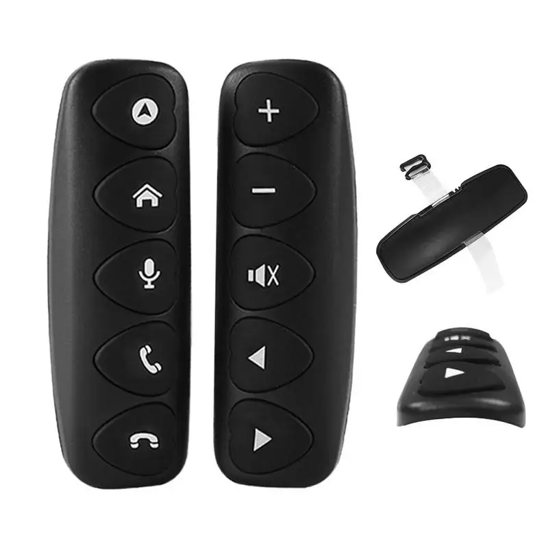

Wireless Steering Wheel Control Wireless Steering Wheel Switch Universal Remote Glowing Multifunctional Car Interior Accessory