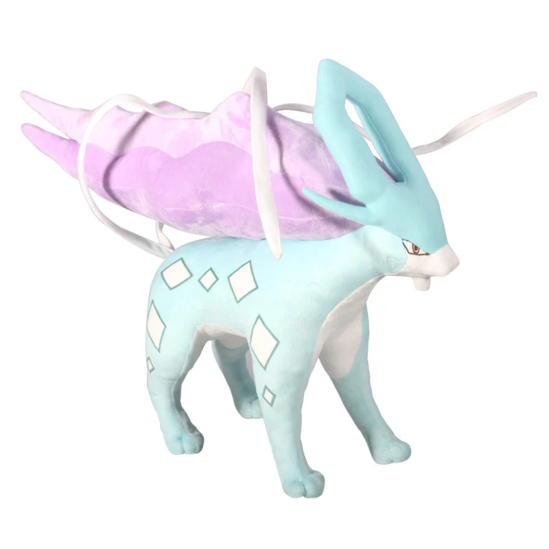 

Плюшевые игрушки Suicune большого размера, новые персонажи покемона Пикачу, набивные животные, кукла для детей, рождественский подарок