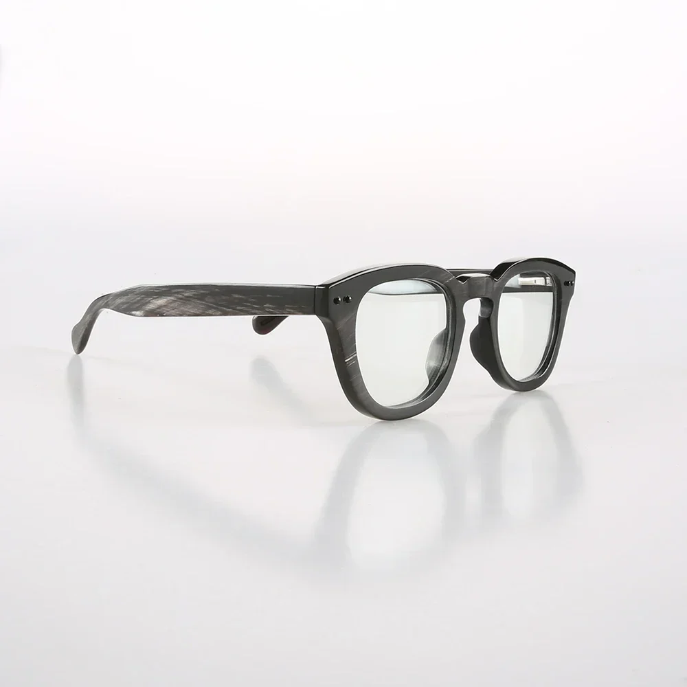 Оправы для очков уникальные ретро-полоски ручная работа рог буйвола оправа по