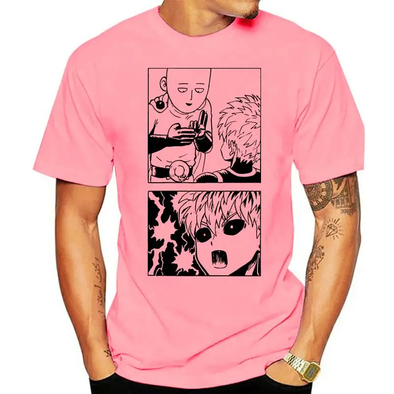 

One Punch Man Saitama And Genos Manga White T-Shirt Fubuki Caped Baldy S-6Xl 43Rd 30Th 40Th 50Th Birthday Tee Shirt