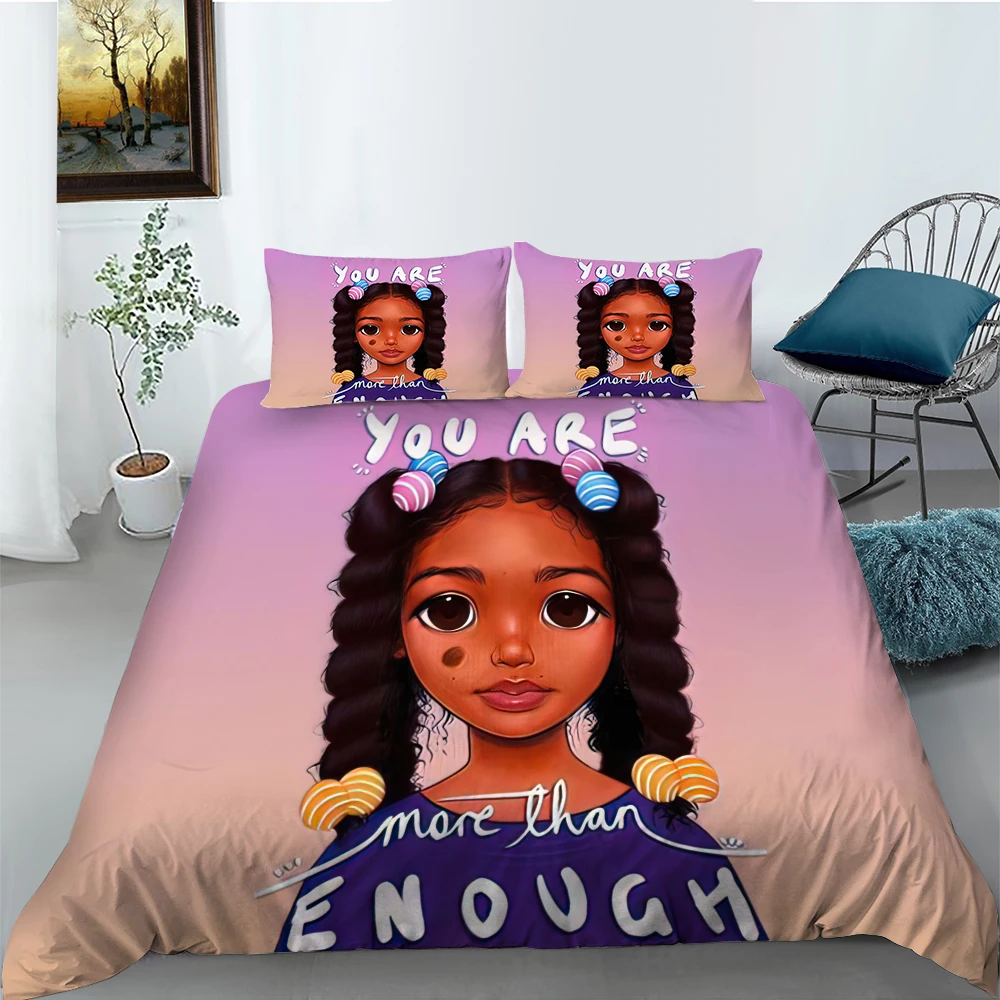

Wholesale European Pattern Hot Sale Soft Bedding Set 3d Digital Girl Printing 2/3pcs Duvet Cover Set ES/DE/EU/AU/US Size