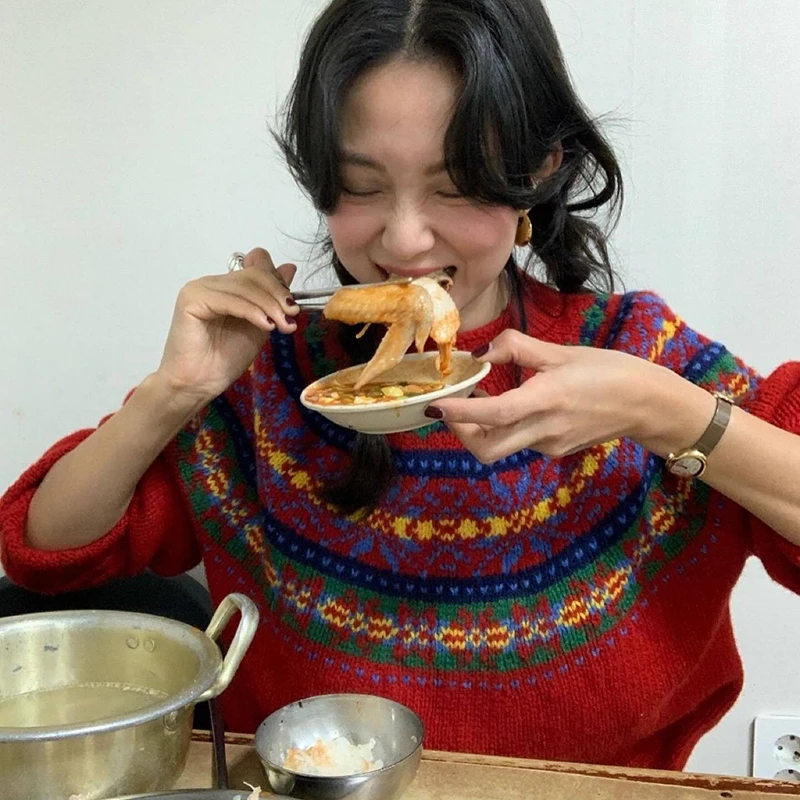 Женский вязаный свитер Nordic Fair Island