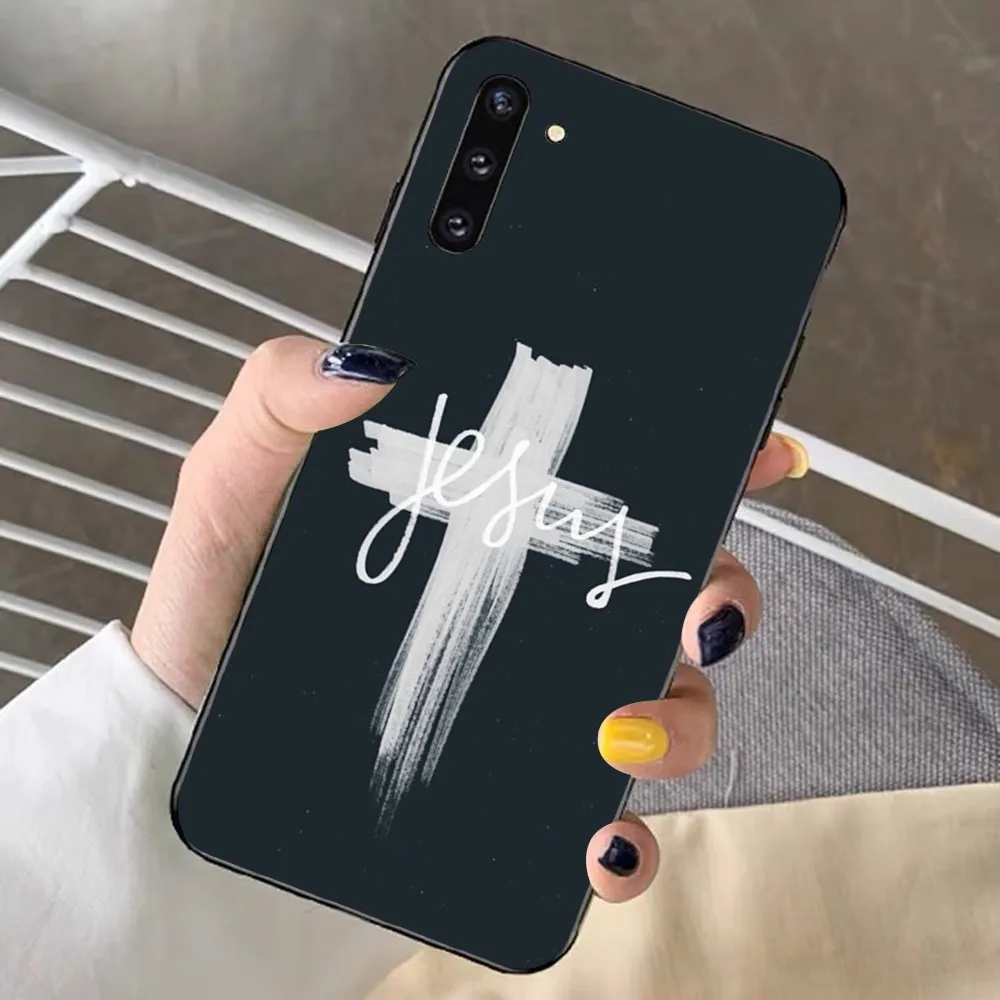 Чехол для телефона Версть христианской Библии Иисуса Samsung Note 8 9 10 20 pro plus lite M 11 30 21 31