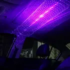 Романтический светодиодный Ночной светильник на крышу автомобиля, проектор, атмосферный Галактический светильник, декоративная лампа с USB, регулируемый декоративный светильник для интерьера автомобиля