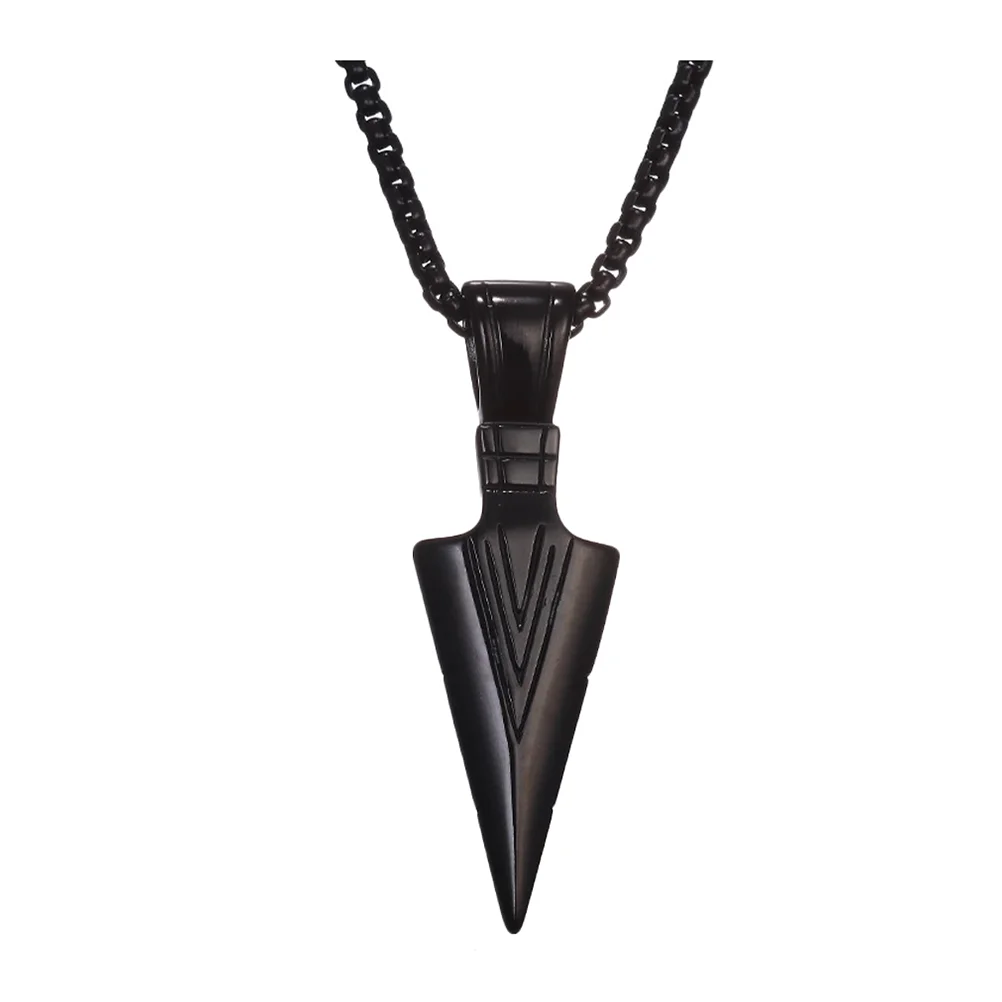

Necklace Neck Chain Pendant Clavicle Men Women Personalized Male Arrowhead Decor Neckwear Chic Retro Jewelry Vintage Womens