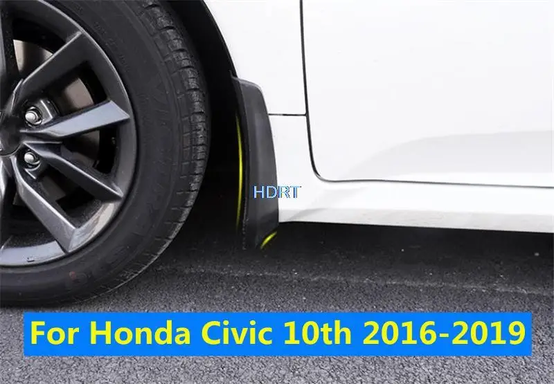 

Брызговики передние и задние для Honda Civic 10 2016-2019