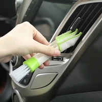 car air conditioner outlet cleaning tool multi purpose dust brush auto interior scrub automobile grille sanitary ware2in1