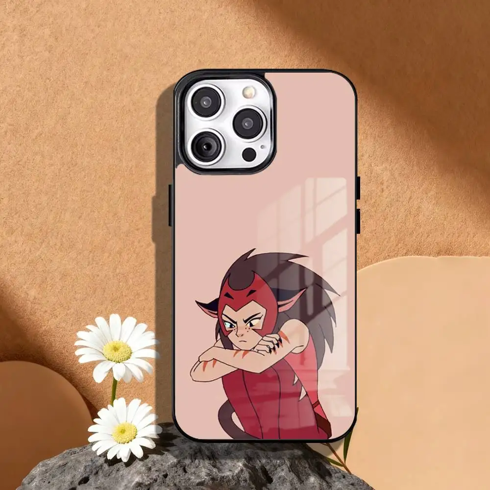 Фото Чехлы для телефонов A-Adora C-Catra S-She-Ra для iPhone 17, 16, 15, 14, 13, 12, 11 Pro Max: ультратонкий магнитный чехол с теплоотводом №5