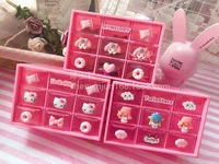 sanrio my melody hello kitty littletwinstars cartoon anime jewelry box desktop drawer box miscelonic classification storage