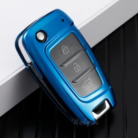 tpu car key case cover for hyundai elantra solaris tucson i30 i35 i40 kona genesis santa fe azera transparent key protector
