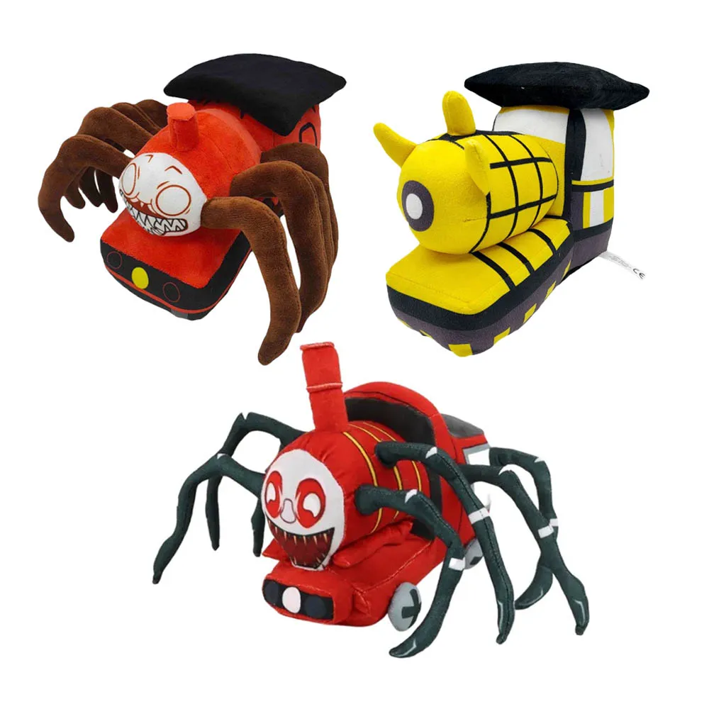 

23 см, Choo-Choo Charles, плюшевая игрушка, мультяшная аниме-фигурка, мягкая игрушка-поезд, плюшевый подарок на день рождения для детей, мальчиков и девочек