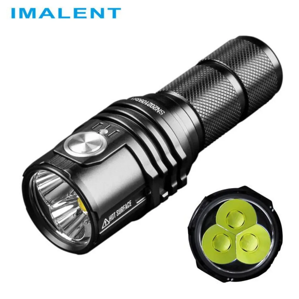 IMALENT MS03 EDC Powerful Flashlight 13000 Lumen Cree XHP70.2 LED Handlight Rechargeable Waterproof Torch for Camping Searching