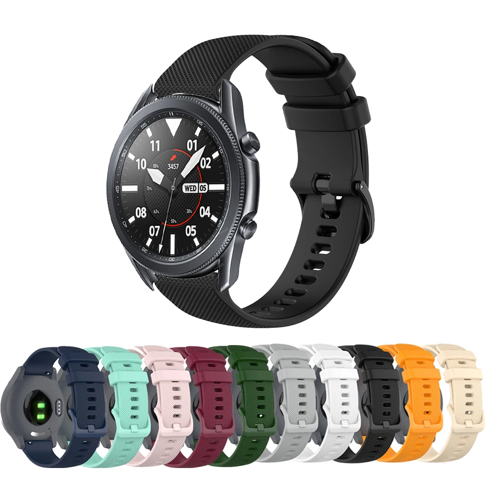 

Ремешок для Samsung Galaxy Watch 3 45 41 мм, классический спортивный браслет для Galaxy Watch 4 Classic / Active 2 40 40 мм