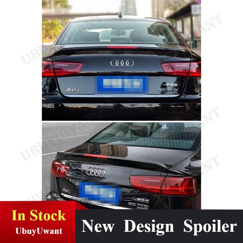 

For Audi A6 C7 ABS Rear Trunk Spoiler Wing 4-door Sedan 2012 2013 2014 2015 2016 2017