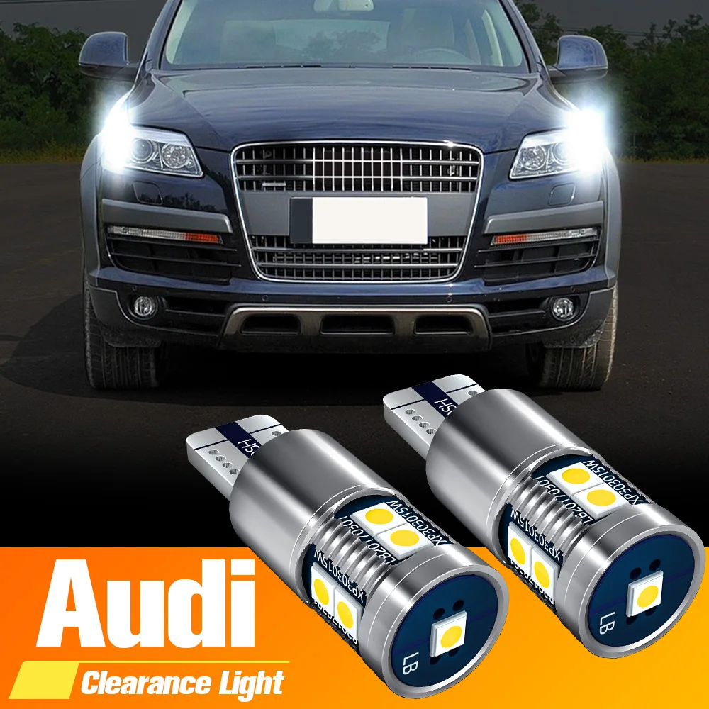 

2pcs LED Clearance Light Parking Bulb Lamp W5W T10 194 Canbus For Audi A3 8L 8P 8V A4 B5 B6 B7 A6 C5 C6 C7 A2 A5 Q7 TT A8 D2