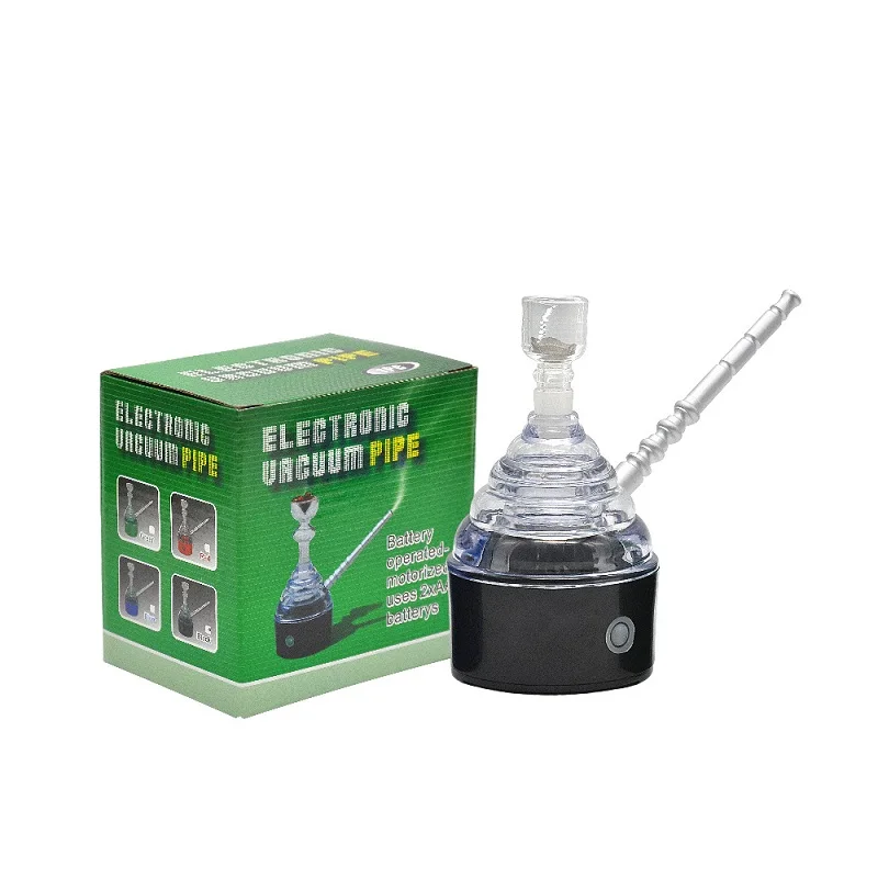 Electric Glass Water Smoking Pipe Handheld Grass Hookah Tobacco Filter Holder Dry Herb 420 Smoke Accessories Cool Tools