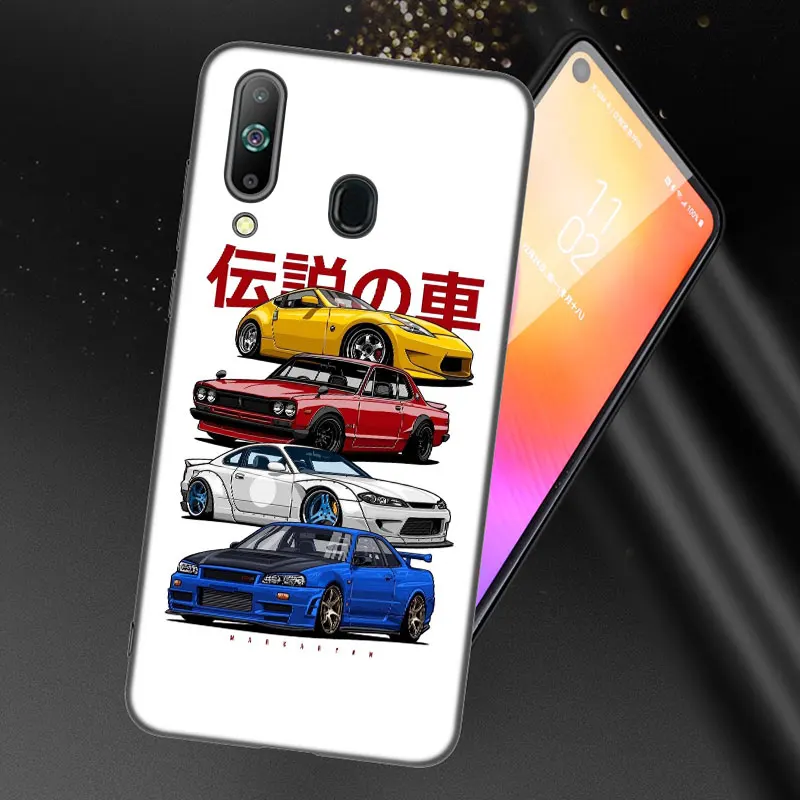 Японский чехол JDM для телефона в спортивном автомобиле Samsung Galaxy A01 A03 Core A02 A10 A20 S A11