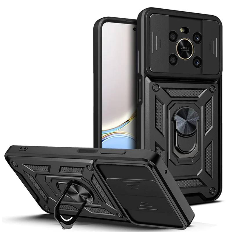 

For Honer X9 X 9 Case Shockproof Armor Phone Case For Honar Honor Magic 4 Lite 5G HonorX9 Slide Camera Lens Protection Fundas