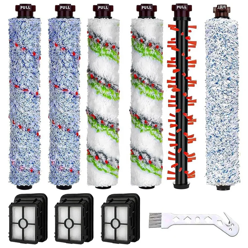 Replacement Spare Parts Accessories For Bissell Crosswave 2306A &amp 1785 Series Vacuum Filter 1866 Multi-Surface Brush Roll 1868