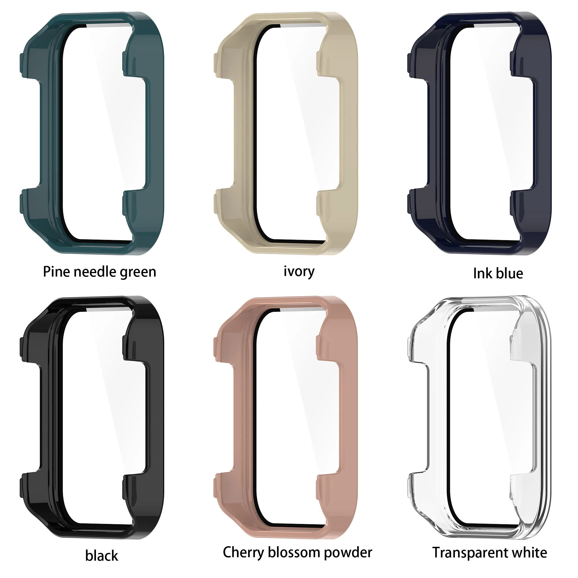 

Pc Tempered Film Tempered Glass Pc Bumper Cover For Realme Watch3 Protective Shell Ultra-thin Full Coverage Protective Case