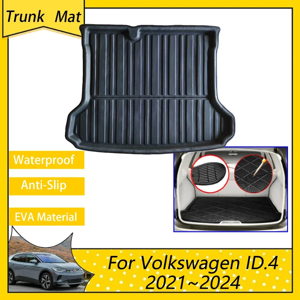 Коврики для багажника автомобиля Volkswagen VW ID.4 ID 4 ID4 2021 2022 2023 2024 багажные