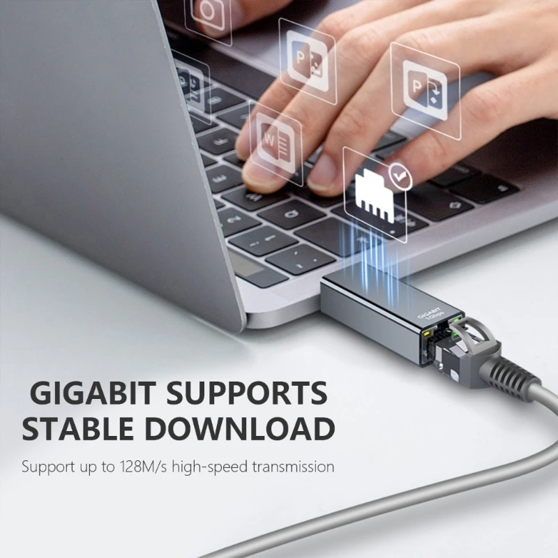 Адаптер сетевого кабеля Ethernet LAN USB/USB C к адаптеру для телефонов Прямая поставка