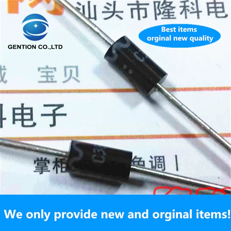 

10 шт., 100% Новые оригинальные светодиодные лампы, 1 А, 400 В, 50 НС, импортные медные ножки, быстрое восстановление ERC38