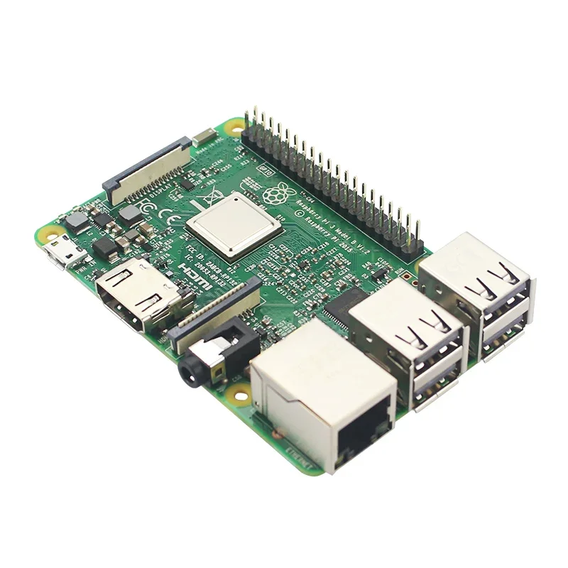Макетная плата Raspberry 3 Model B, 64-битный четырехъядерный процессор ARM Cortex-A53 1,4 ГГц с Wi-Fi и Bluetooth (art.: 3920d2ff07eb3) - 3920d2ff07eb3