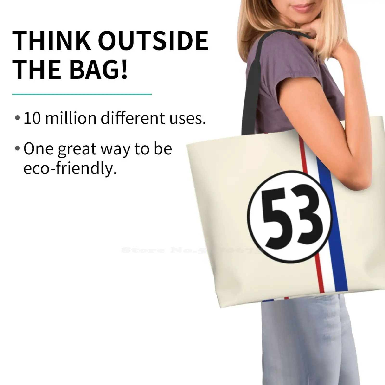 Сумки для покупок с надписью Love Bug