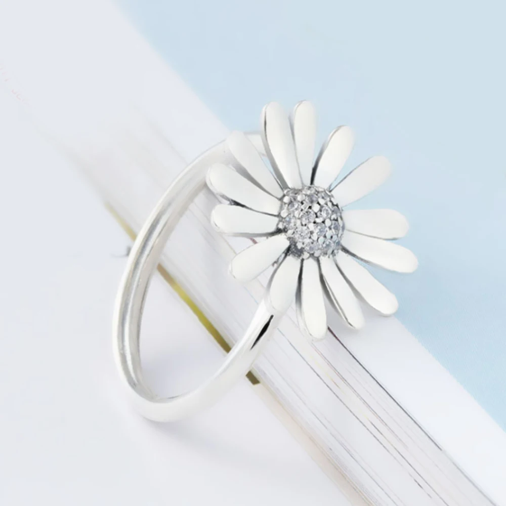 Pandora-Bague plaquée argent S925 avec sac Coth, série printemps, petits bijoux doux de niche fraîche, pavé détruire AndrFlower Language