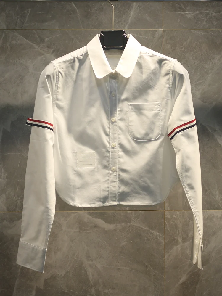 Матрица! 24ss Высококачественные весенне-осенние новые рубашки из ткани Оксфорд с