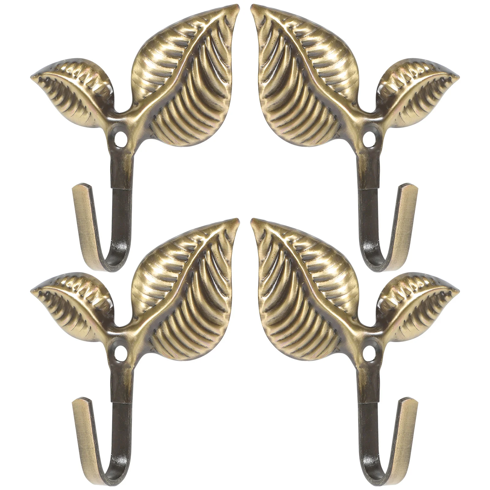 4 шт. дверные крючки для ванной комнаты золотой галстук настенный монтаж